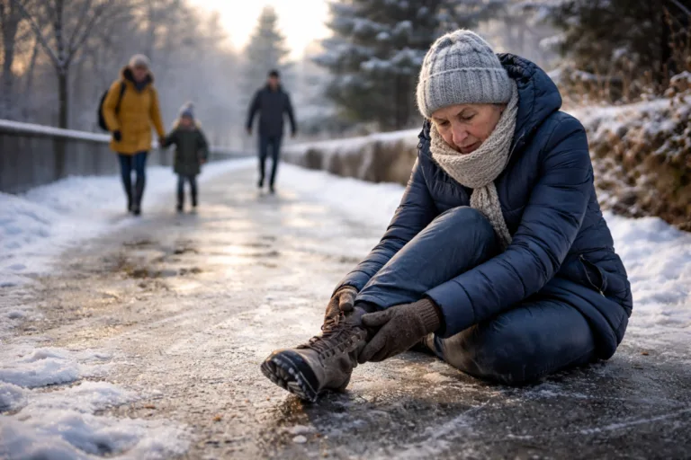 Stačí jeden krok na ledu a je zle: zimní úrazy přibývají každoročně